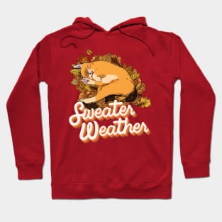 Autumn/Fall Orange Cat Hoodie